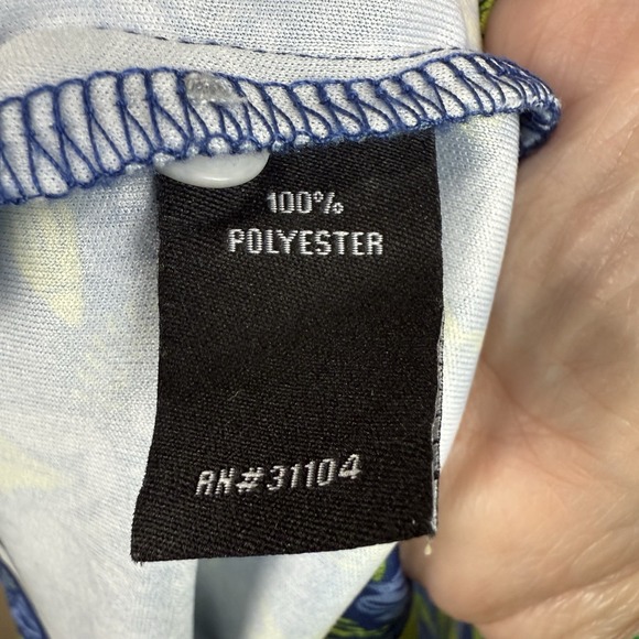 Pro Tour Polo Shirt Mens XL COOLPLAY Golf Performance‎ Short Sleeve Tropical - Picture 5 of 5